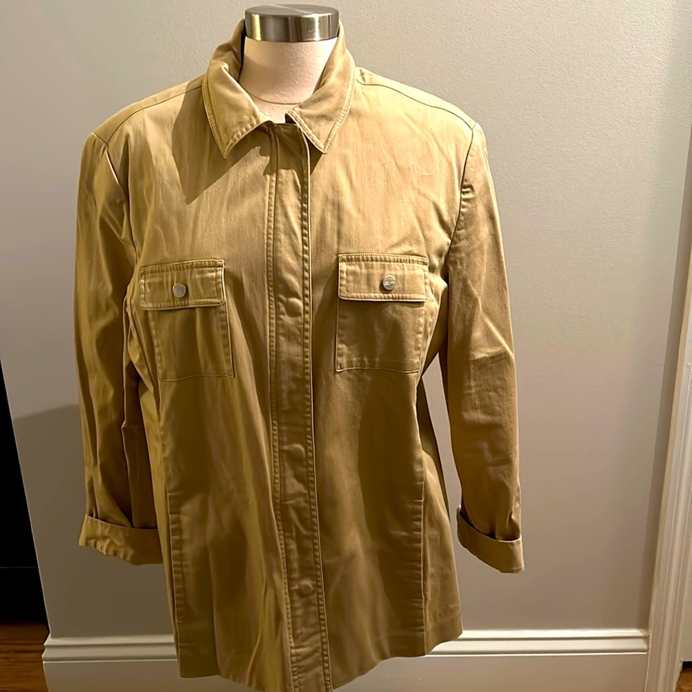 Like new stretch, Evan Picone jacket-shirt